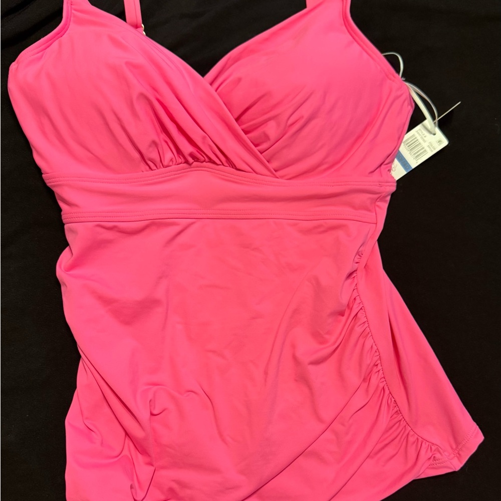 Vibrant Pink Swimsuit Top